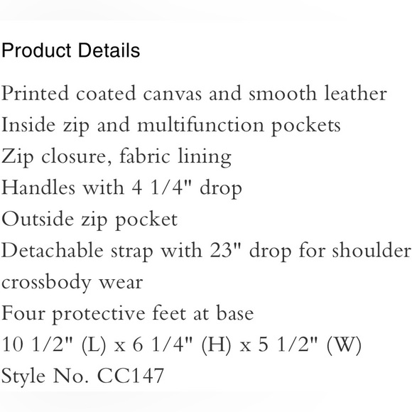 COACH Tartar Plaid Rowan Satchel Crossbody - Picture 12 of 12